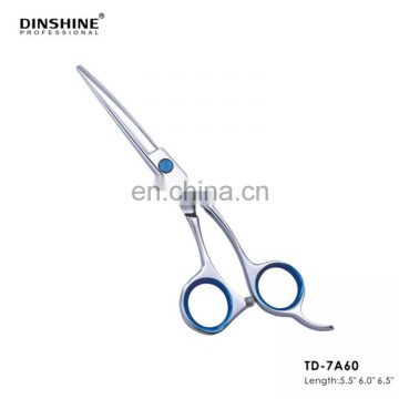 2016 hot sale Hair scissors beautiful titanium barber hair scissors