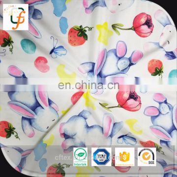 wholesale suppliers two side printed polyester knit fabric brushed