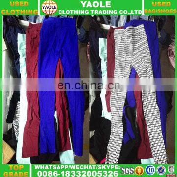 Cheap used clothing girl fashion pants free used clothes