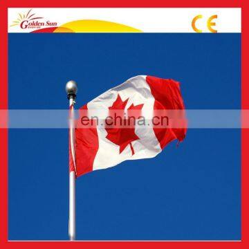 Promotion New Fashionable Top Design Canada Flag Printed Polyester Ribbon