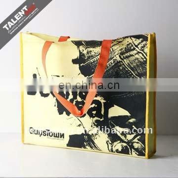 custom private silk screen printing fabric Shopping Bag