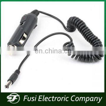 Car cigarette lighter power plug extension cord cable