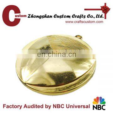 Promotional new products expert factory custom 3D design blank gold finish medal