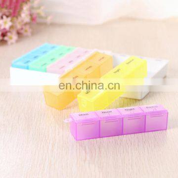 Promotion Gift Plastic Pill Storage Cases Colorful Medicine Box