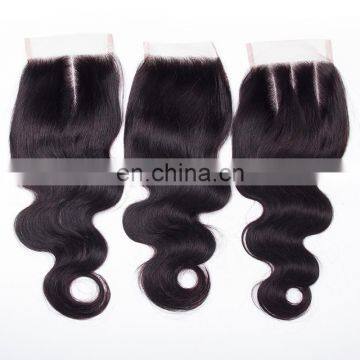 Free Parting 3 Part Silk Base Human Hair Cheap Lace Closure