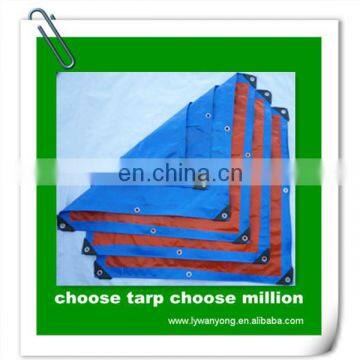 PE blue orange 180GSM hdpe korea pe tarpaulin manufacturer