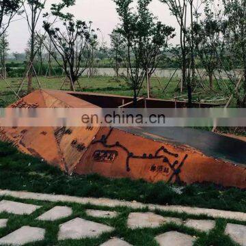 Q355GNH Corten Steel Lawn Edging For Landscaping photo-2