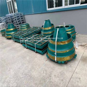 High Manganese Spring and Symons Hydraulic Cone Crusher Bowl Liner Plate Wear Spare Parts