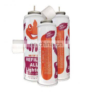 butane gas refill canister and universal butane gas bottle