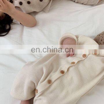 A0217# 2020 New Baby Bodysuit Style Baby One Piece Toddler Girls Clothing Newborn Baby Clothes With Hat