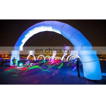 Stage LED Lighting Decoration Airblown Entrance Tunnel Colorful Archway Wedding Inflatable Arch photo-4