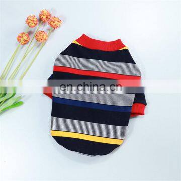 Wholesale Casual Cotton Stripe Pet Dog British Style Clothes Winter Cold photo-3