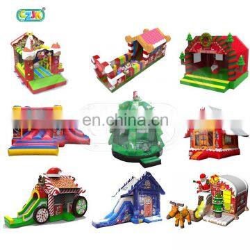 Christmas Inflatable Jumper Bouncer Jumping Bouncy Castle Bounce House