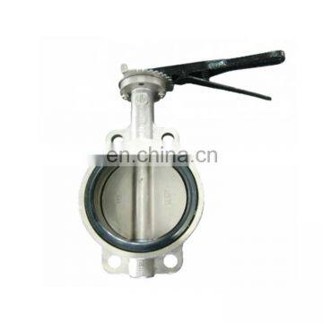 ISO 9001 AWWA C504 PN10/PN16/PN25 Bore Wafer Concentric Butterfly Valve Stainless Steel photo-3