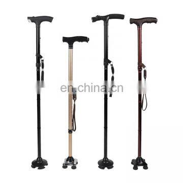 Adjustable height walking portable forearm disabled medical walking stick cane aluminum walking sticks or canes