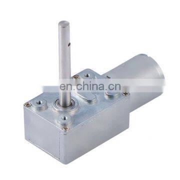 DC 12V 6V Long Shaft High Torque Self-Lock Turbo DC Worm Gear Motor 370