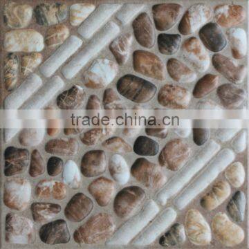 Indoor Rubber Floor Tiles 24x24 china cheap beige villa glazed rustic ceramic tile