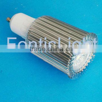 6W GU10 Bulb LED spotlight good for heat dissipation