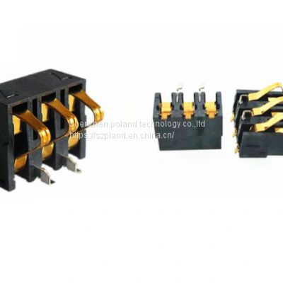 3P battery holder 68 / 77 battery holder 6.8mm/7.7mm high 3P shrapnel battery connector shrapnel gold plating