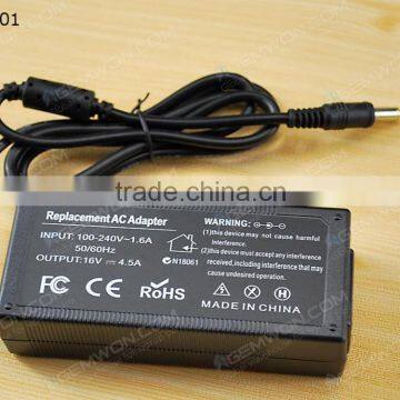 High Copy Laptop AC Power Adapter for IBM 16V 4.5A 5.5*2.5mm 56W photo-2