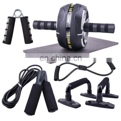 Resistance Bands Push Up Stand Bar Abdominal Wheel AB Roller Jump Rope Grip Strength Exercise Home Gym Fitness Muscle Trainer