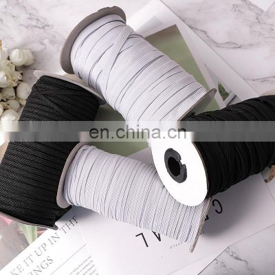 Adjustable High Quality Polyester Spandex Flat 1/4 Inch Elastic Bands