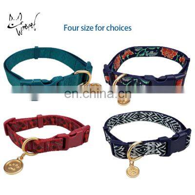 accept custom pattern dog collar nylon dog collar high quality Personalized Dog Collar