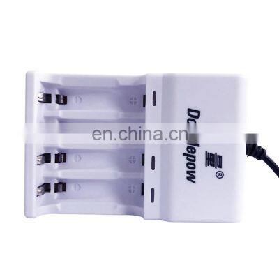 Shenzhen Wholesaler Bulk 4 Slots Rechargeable AA AAA Rechargeable Battery Charger for ni mh ni cd Battery