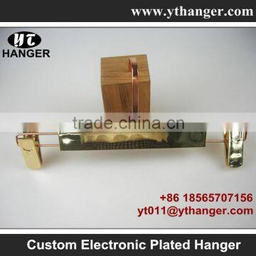 IMY-519 plating plastic copper pants hangers clamp