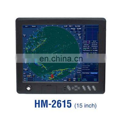 Marine Electronics Navigation Communication HM-2615 15 Inch Screen GPS Radar Sonar Echo Sounder Fish Finder Monitor LCD Display photo-3