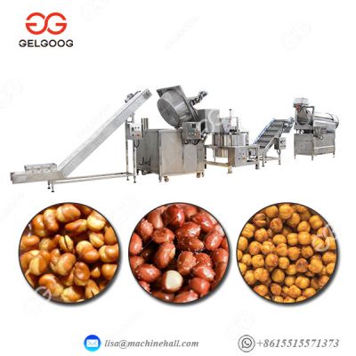 Stainless Steel Automatic Industrial Broad Beans Frying Machine