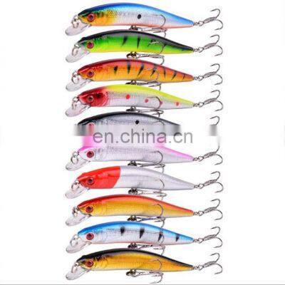 10cm 8.4g 10 Colors 3D Bionic Eyes Saltwater Fish Baits With Treble Hooks Quivering Minnow Bait Fishing photo-2