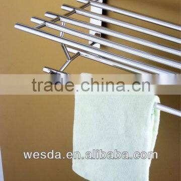 Wesda Stainless Steel and Alloy Bathroom Towel Shelf & Clothes Shelf A088 photo-6
