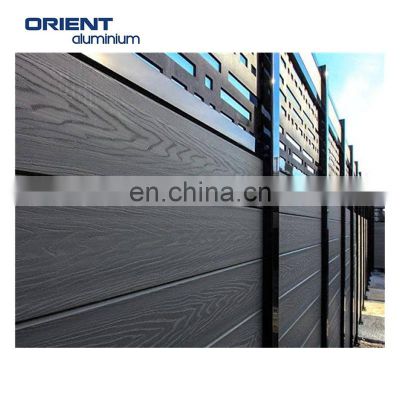 Gray WPC Composite Basic Side Decking Fascia Board