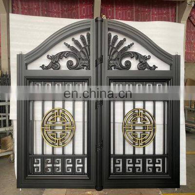 Exterior decorative aluminum gates main gate design