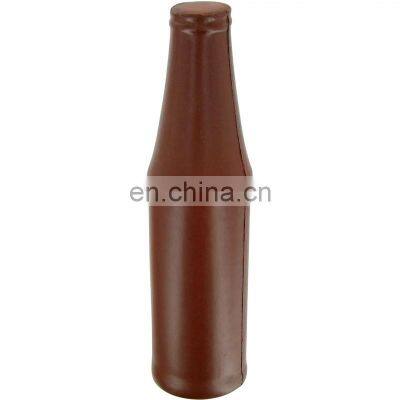 PU Foam Beer Bottle Shape Custom Antistress Reliever Ball