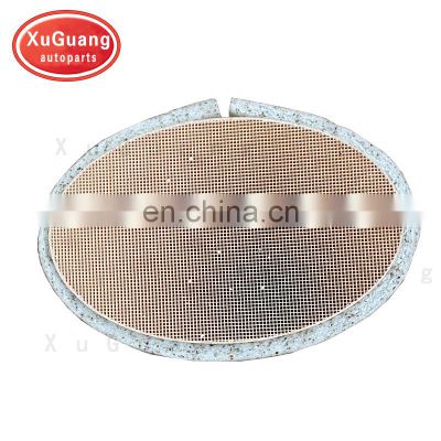 XG-AUTOPARTS round ceramic honeycomb white catalyst substrate with mat for catalytic converter