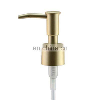 Customization Factory Cream Pump 24/410, Matt Gold Lotion Pump Bottle, Gold 28 410 Soap Pump Head For Spray Bottle