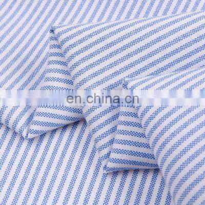 Available From Stock TC Oxford Plaid Fabric Polyester-cotton Yarn-dyed Oxford Plaid Garment Fabric Strip Fabric photo-3