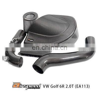 Supplier Good Quality Lower Price Promotion Carbon Components Carbon Fiber Cold Air Engine Intake For VW Golf 6R EA113