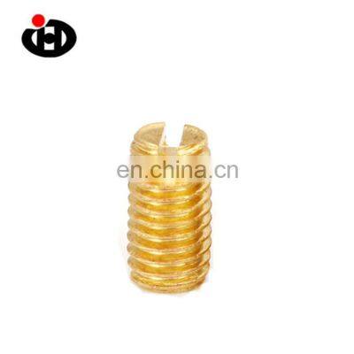 Jinghong Brass Flat Head Slotted  Furniture  Set Screws