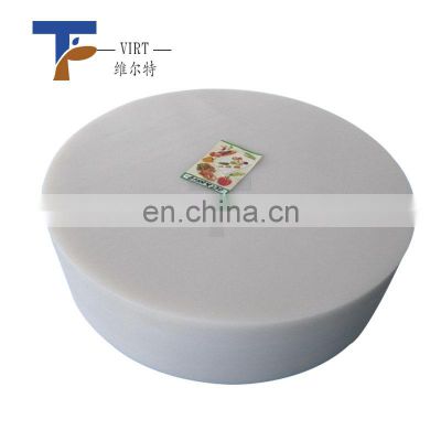 food grade cutting board hard PE plastic round cutting board