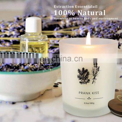 Amazon Hot Selling Gift Box Wholesale Luxury Aromatherapy Custom Candles With Lid Private Eco Friendly Soy Wax Scented Candles