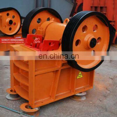 PE 200*350- 200*150*- 600*900 Underground Mine Jaw Crusher Construction Equipment Hand Operated Fixed Chrome Steel Jaw Crusher