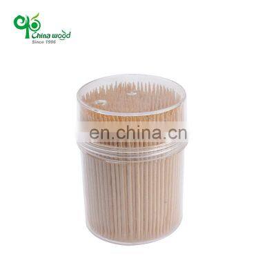 Yada High Quality 65mm Bulk Bamboo Wooden Toothpick Flag Disposable Double Point Toothpicks