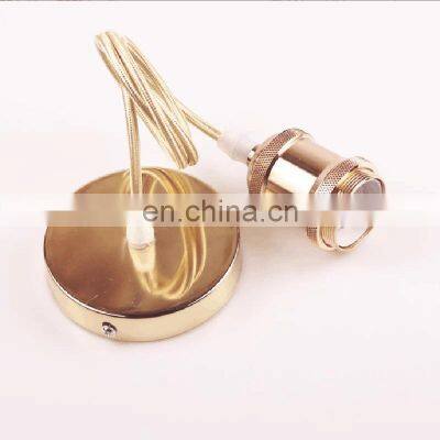 Retro Chandelier Hanging Wire Hanging Aluminum Lamp Head E27 Large Screw Lamp Holder photo-4