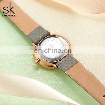 SHENGKE Lady Quartz Watch K9021 Wrist Fashion Women Digital Watches Women Custom Logo Watches For Girls Women photo-2