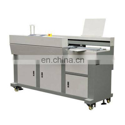 A3 A4 Full Automatic Spine & Side Glue Paper Processing Packing Binder Notebook Binding Making Machine photo-4