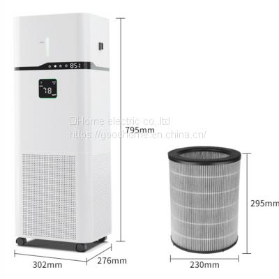 2022 new non-fog humidifying air purifier household negative ion ultraviolet sterilization and formaldehyde removal air disinfection machine