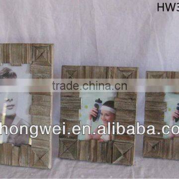 Handmade Antique Solid Wood Photo Frame/Picture Frame for Desktop Decoration